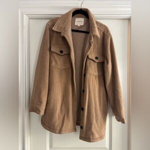 Tan Button-Up Shacket / Jacket